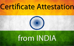 certificate attestation india